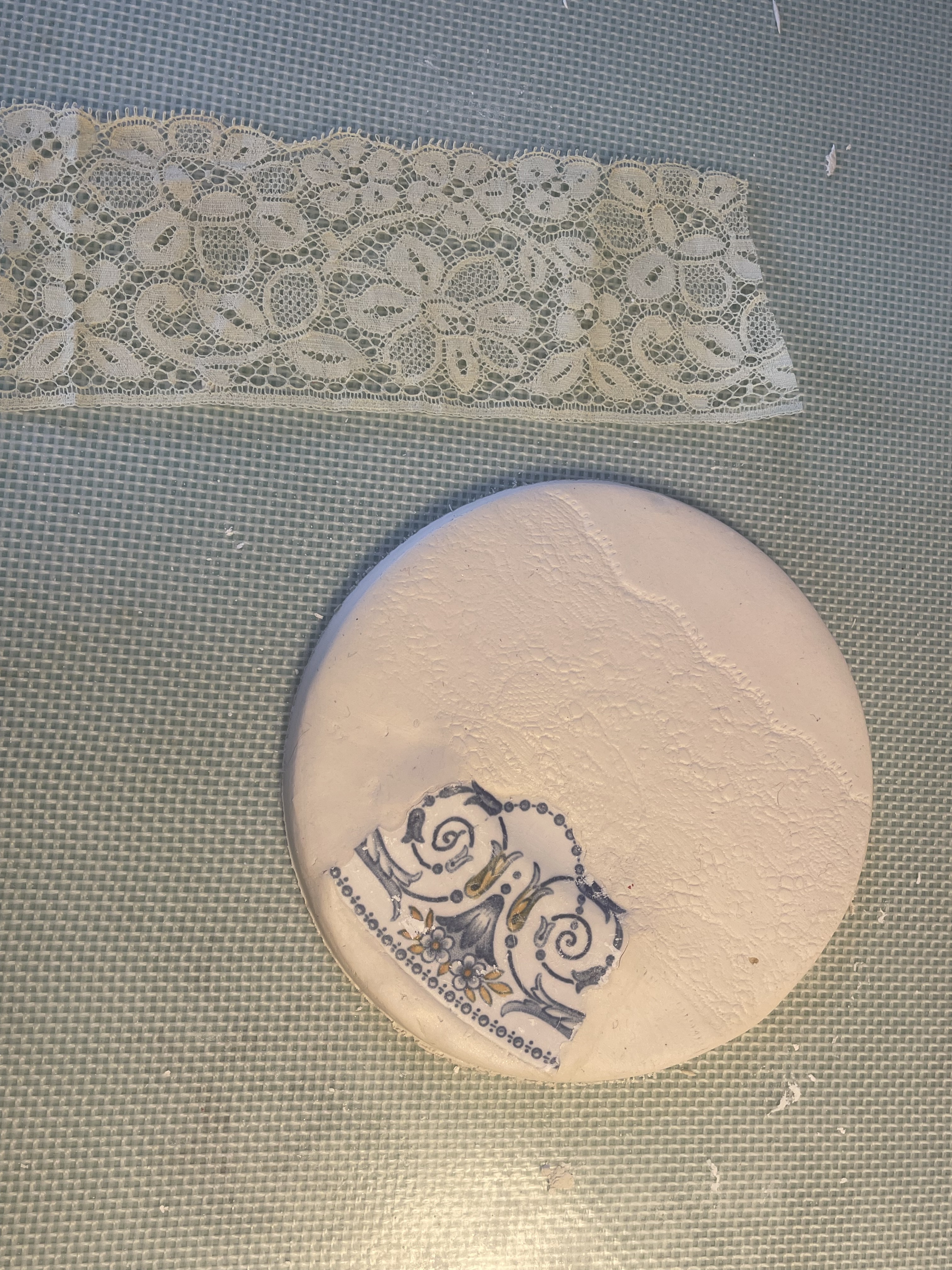 Dessous de Verre "Catherine" en terre de verre recyclée