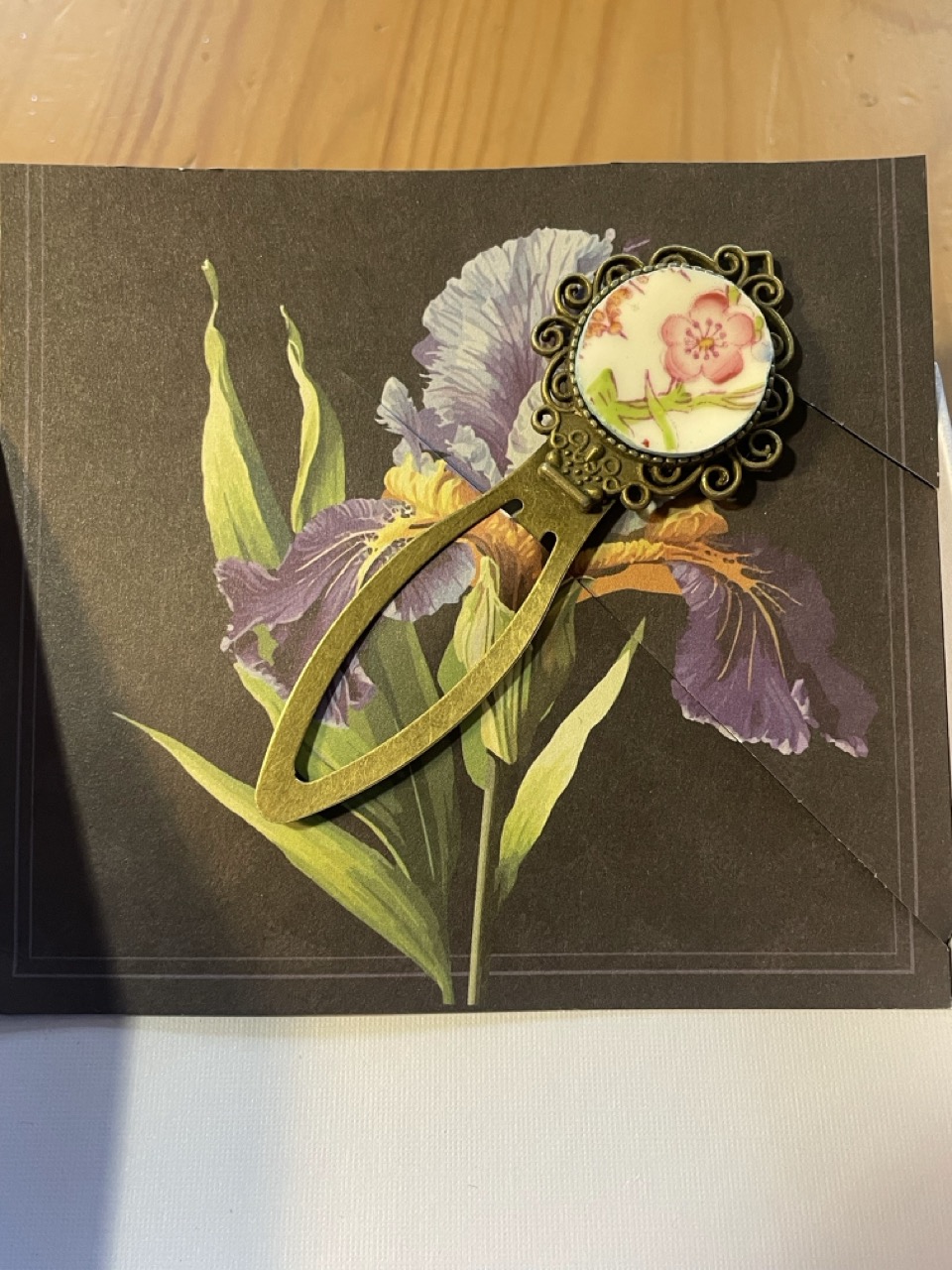 Marque page collection Marika, 1B2F en porcelaine chinoise réemployée