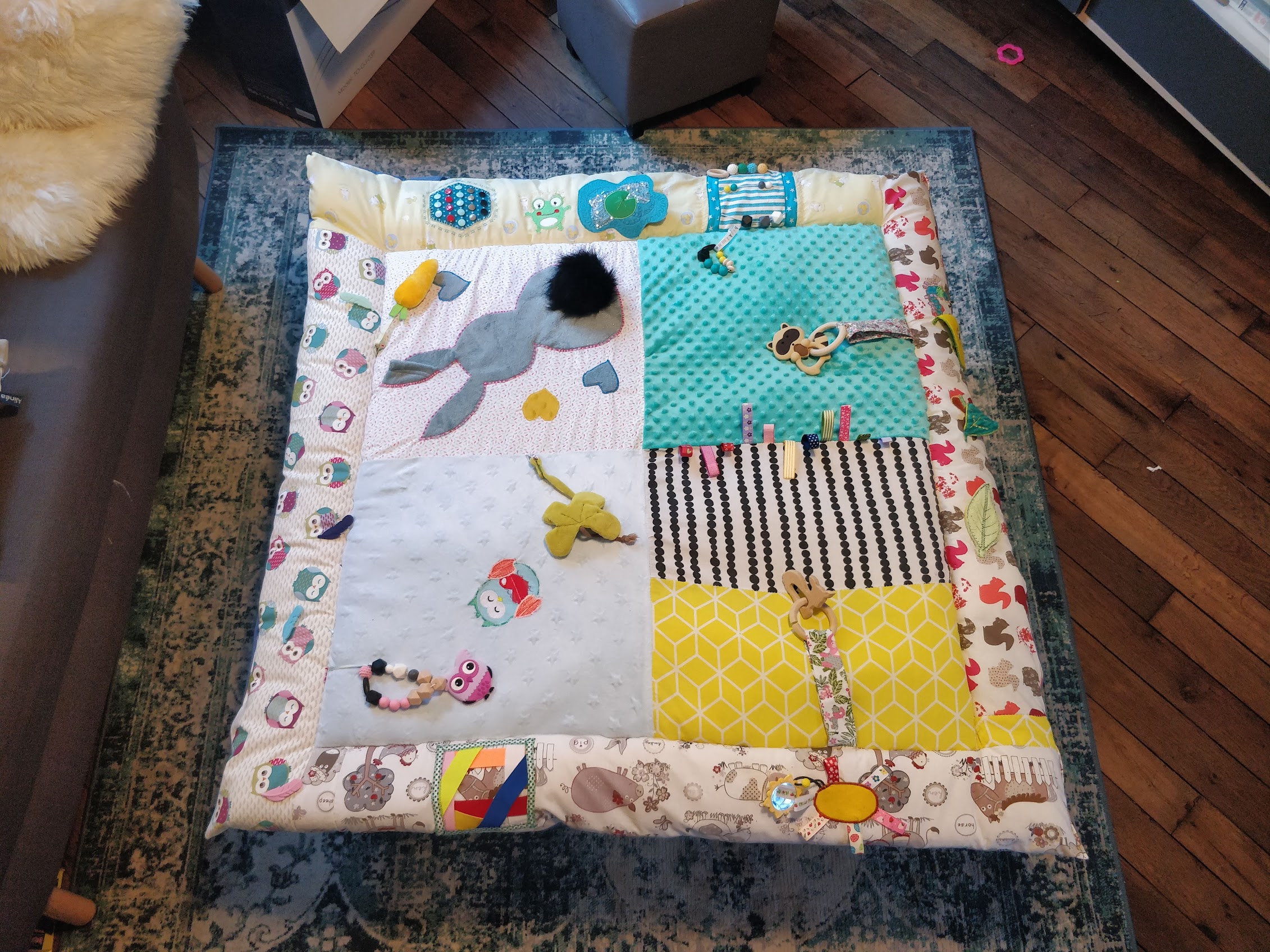 Tapis d'éveil 1brin 2 folie créations