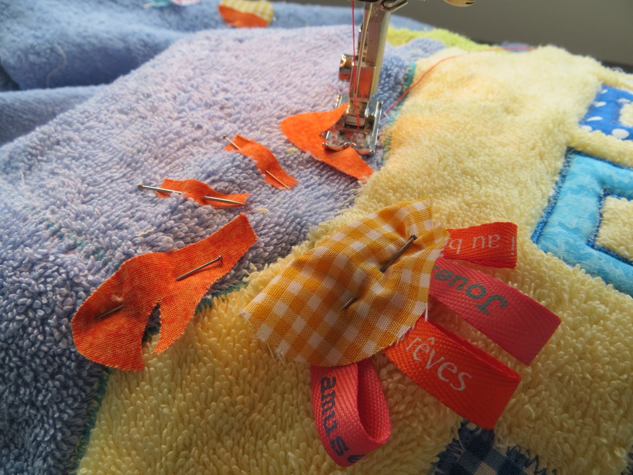 Poncho de bains Océans, collection Léo - B2F Créations