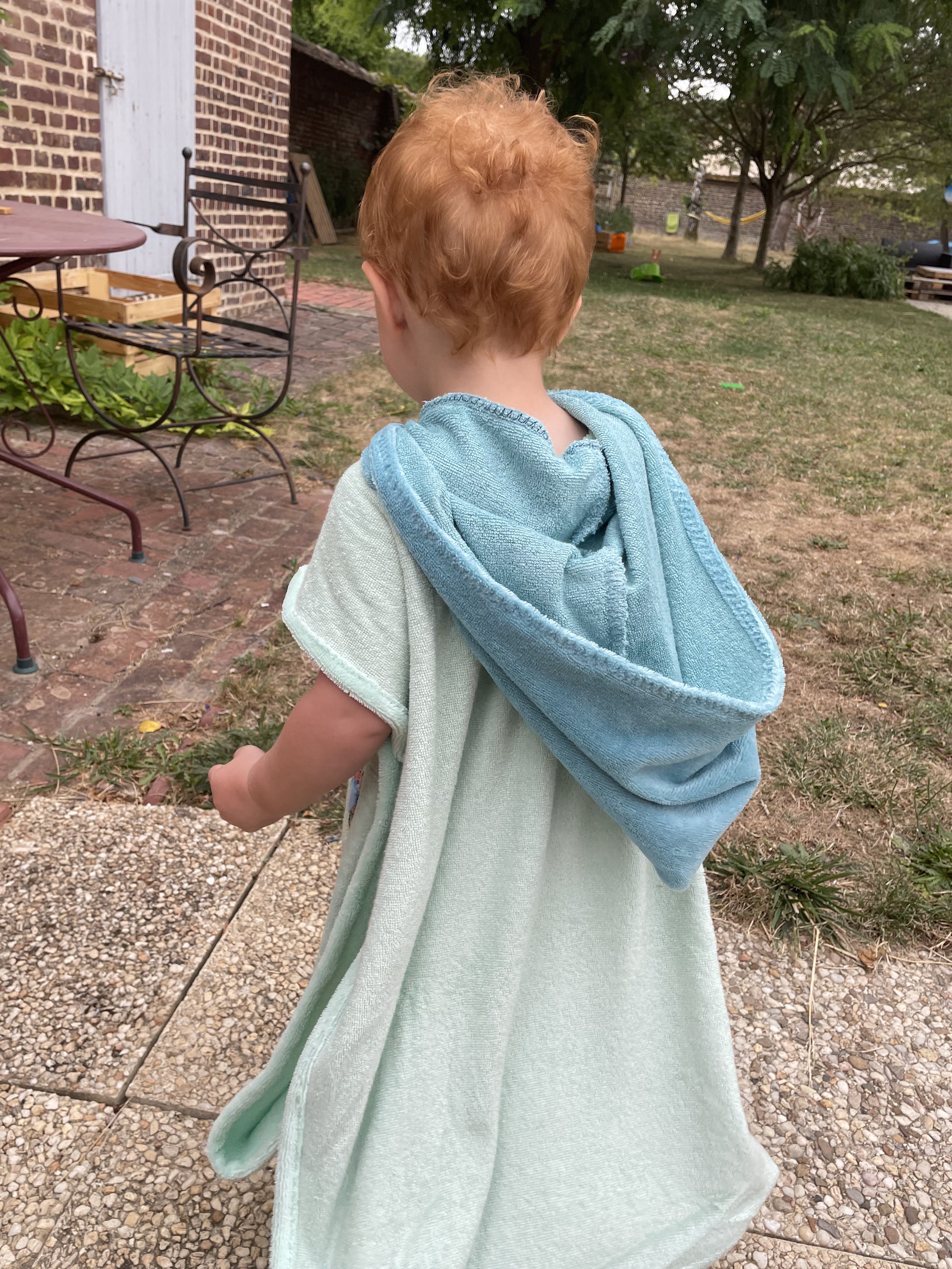 Poncho de bains pirates, collection Léo - B2F Créations