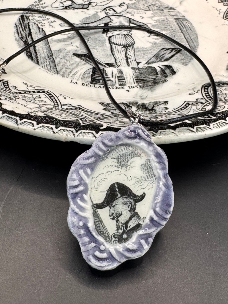 Collier en céramique recyclée 1B2F créations