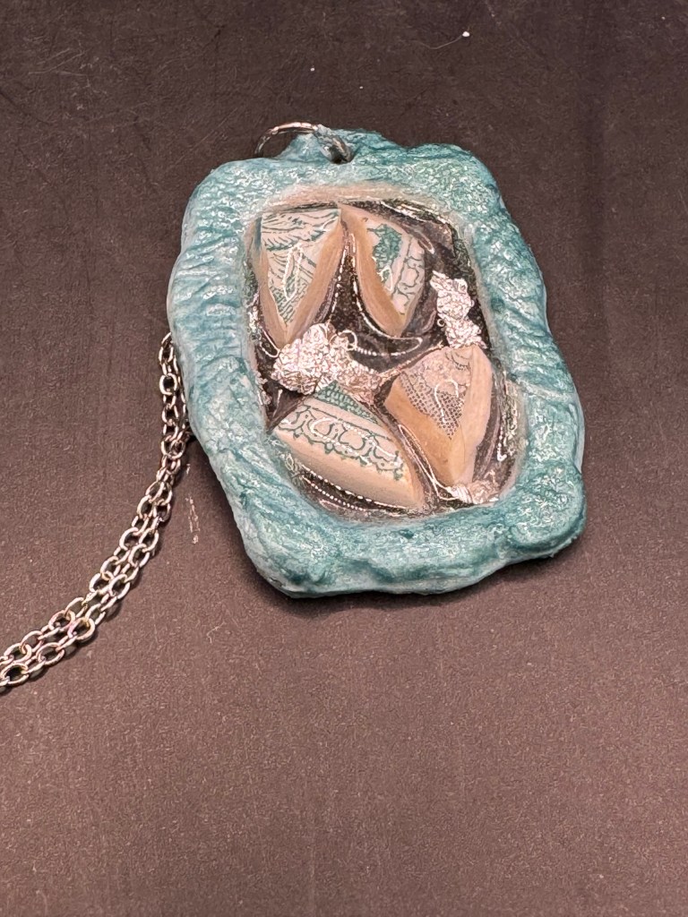 Collier en céramique recyclée 1B2F créations