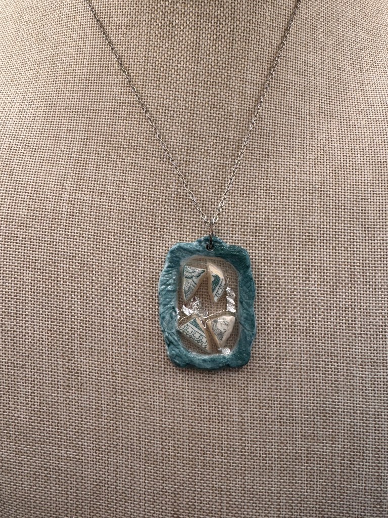 Collier en céramique recyclée 1B2F créations