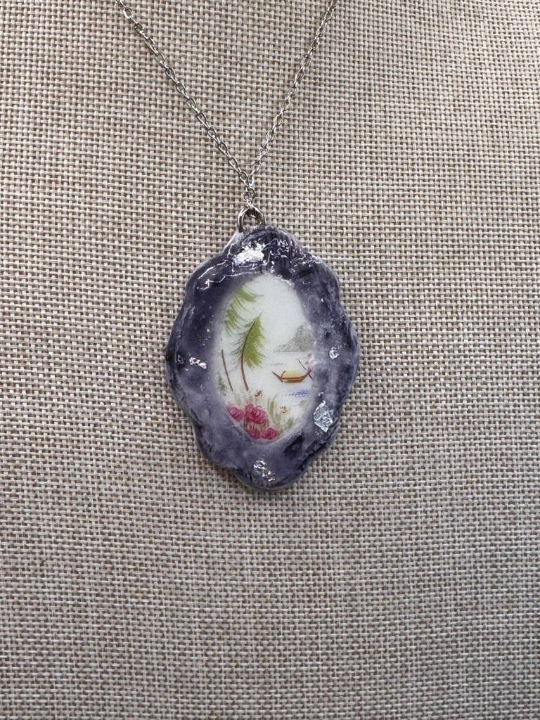 Collier en céramique recyclée 1B2F créations