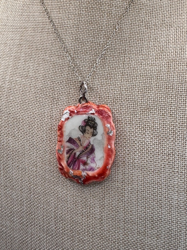 Collier en céramique recyclée 1B2F créations