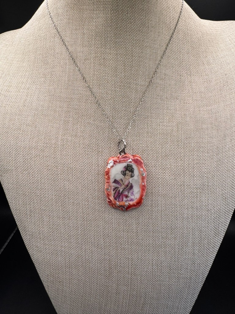 Collier en céramique recyclée 1B2F créations